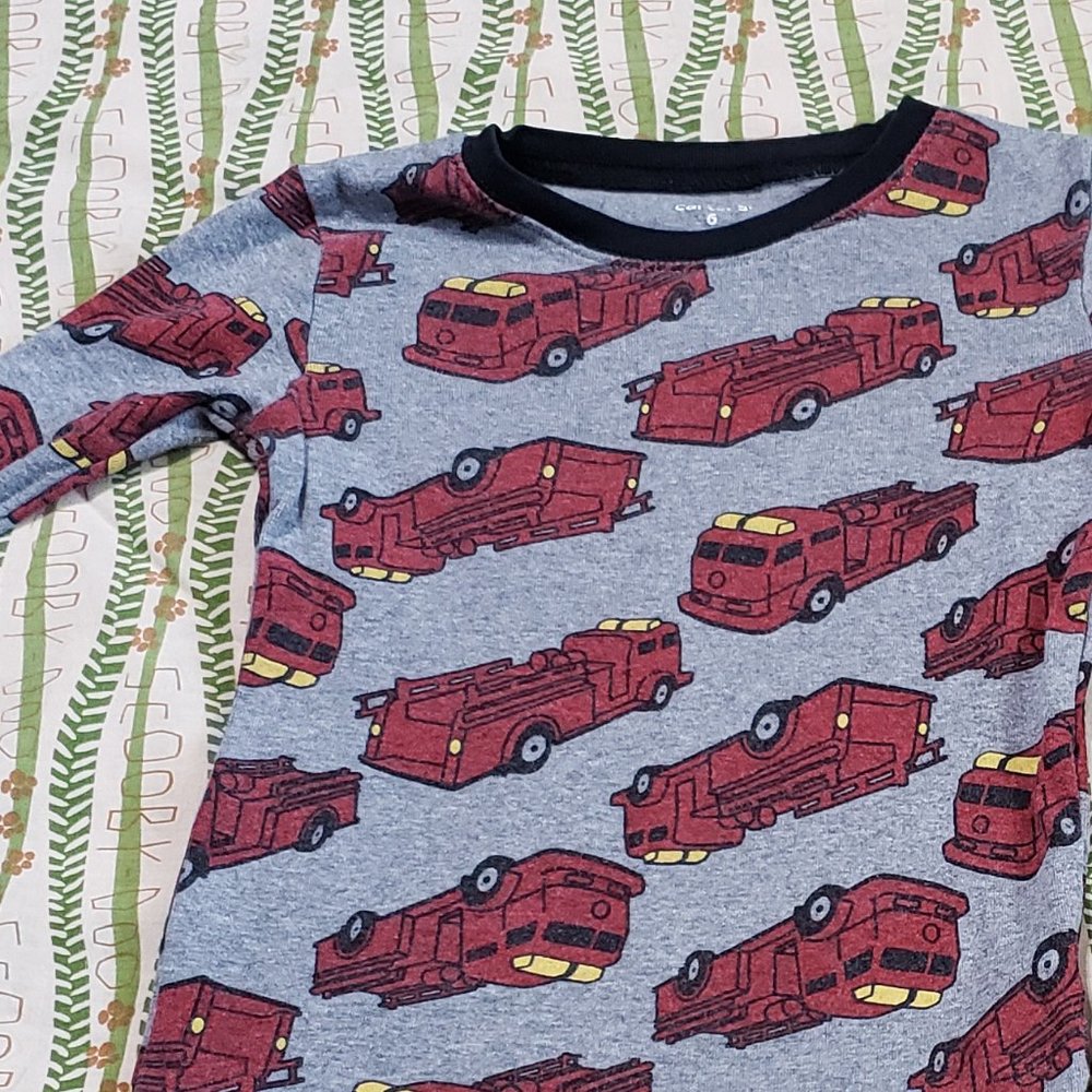 Firetruck pajamas